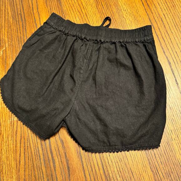 Caslon Women’s Black Linen Blend Shorts - Size Small - Elastic Waist & Pockets - Picture 7 of 11